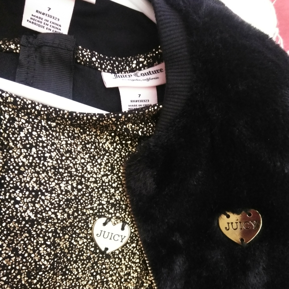 Juicy couture little girl dress set